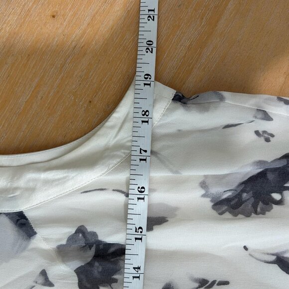 Anthropologie Isabella Bird 2 Piece Dress Set 10 Ivory Floral Silk Maxi Jacket - Picture 9 of 14